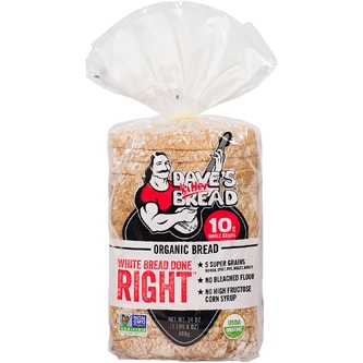 Dave's Killer Bread Organic Bread, White Bread Done Right