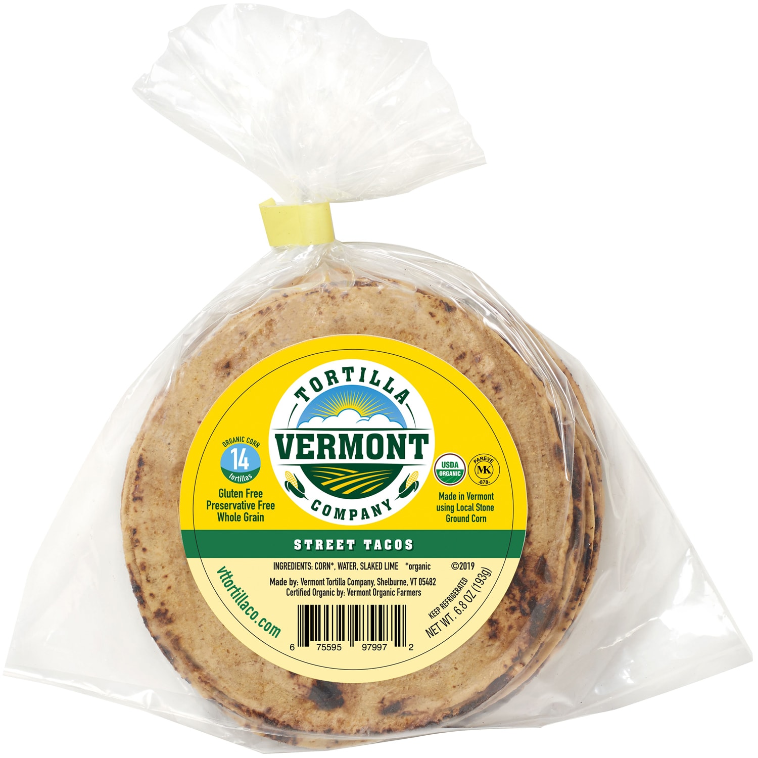 Vermont Tortilla Company Street Tacos Corn Tortillas, Frozen