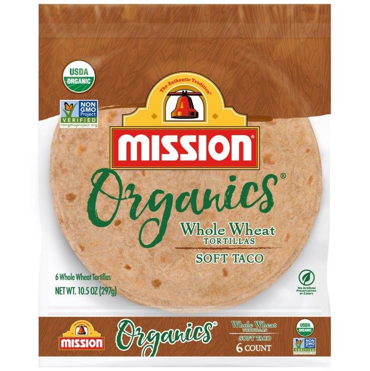 Mission Organic Whole Wheat Tortillas