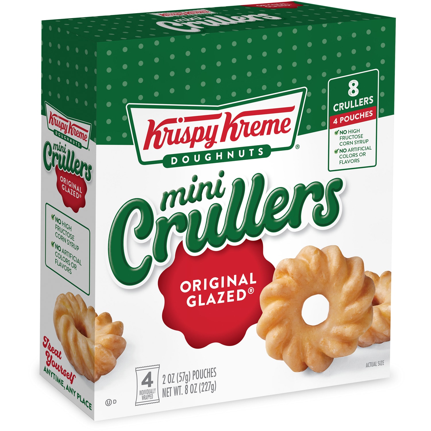 Krispy Kreme Mini Crullers, Original Glazed, Frozen