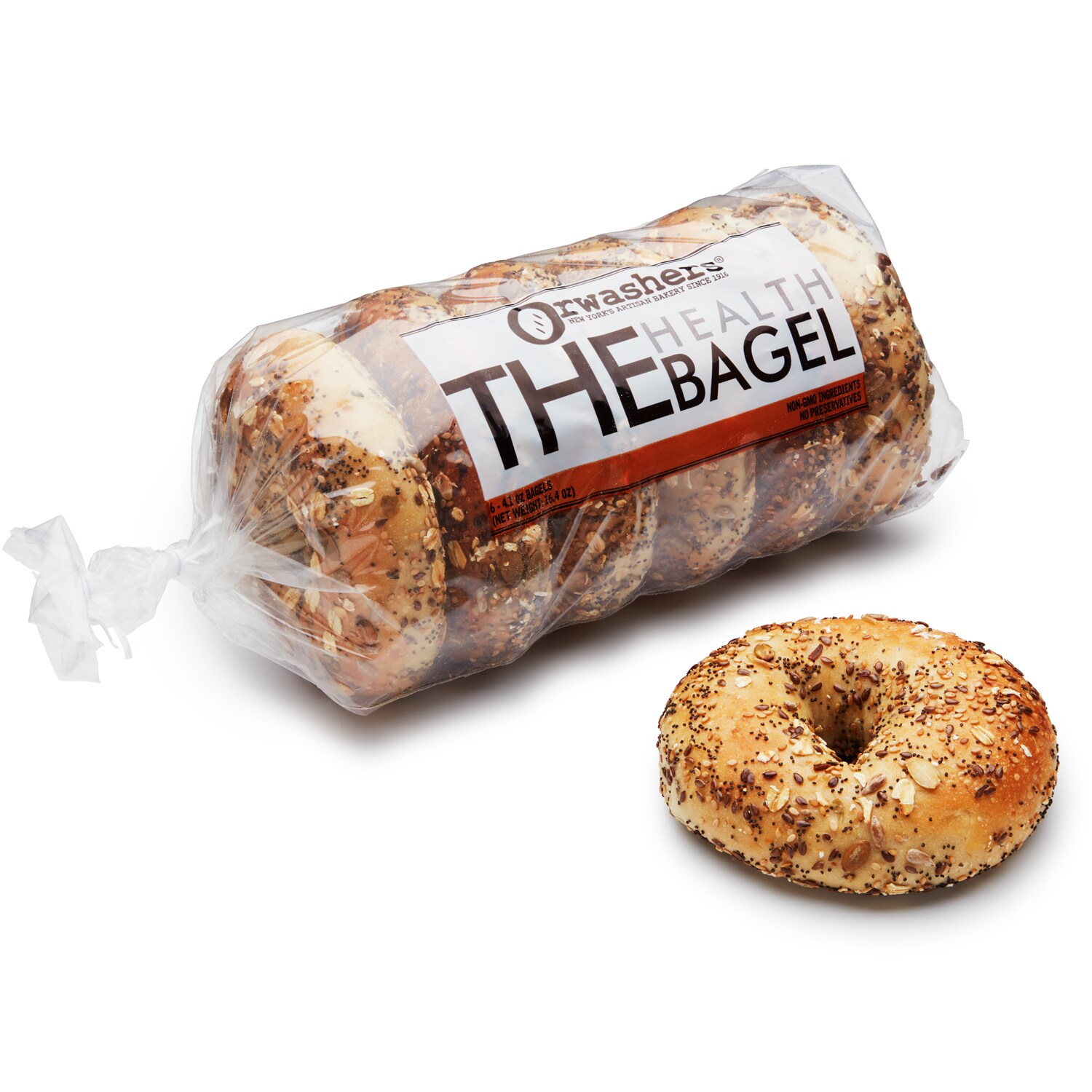 Orwashers The Health Bagels, Frozen