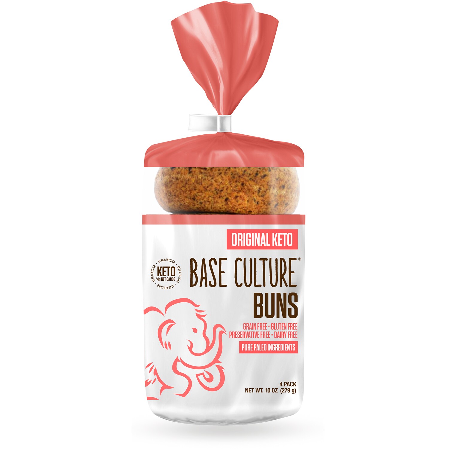 Base Culture Original Keto Buns, Frozen