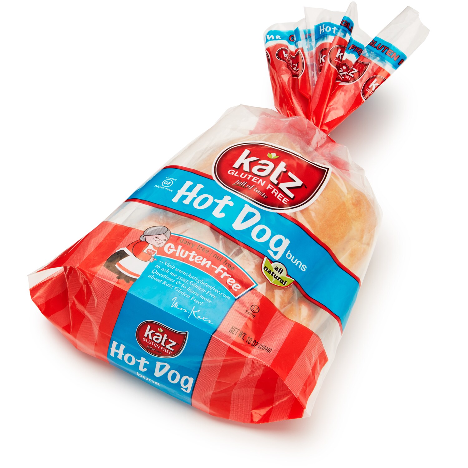 Katz Gluten Free Hot Dog Buns, Frozen