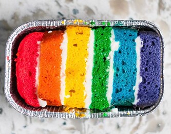 Sully & Vanilla Rainbow Cake Slabs, image 2 of 2 slides