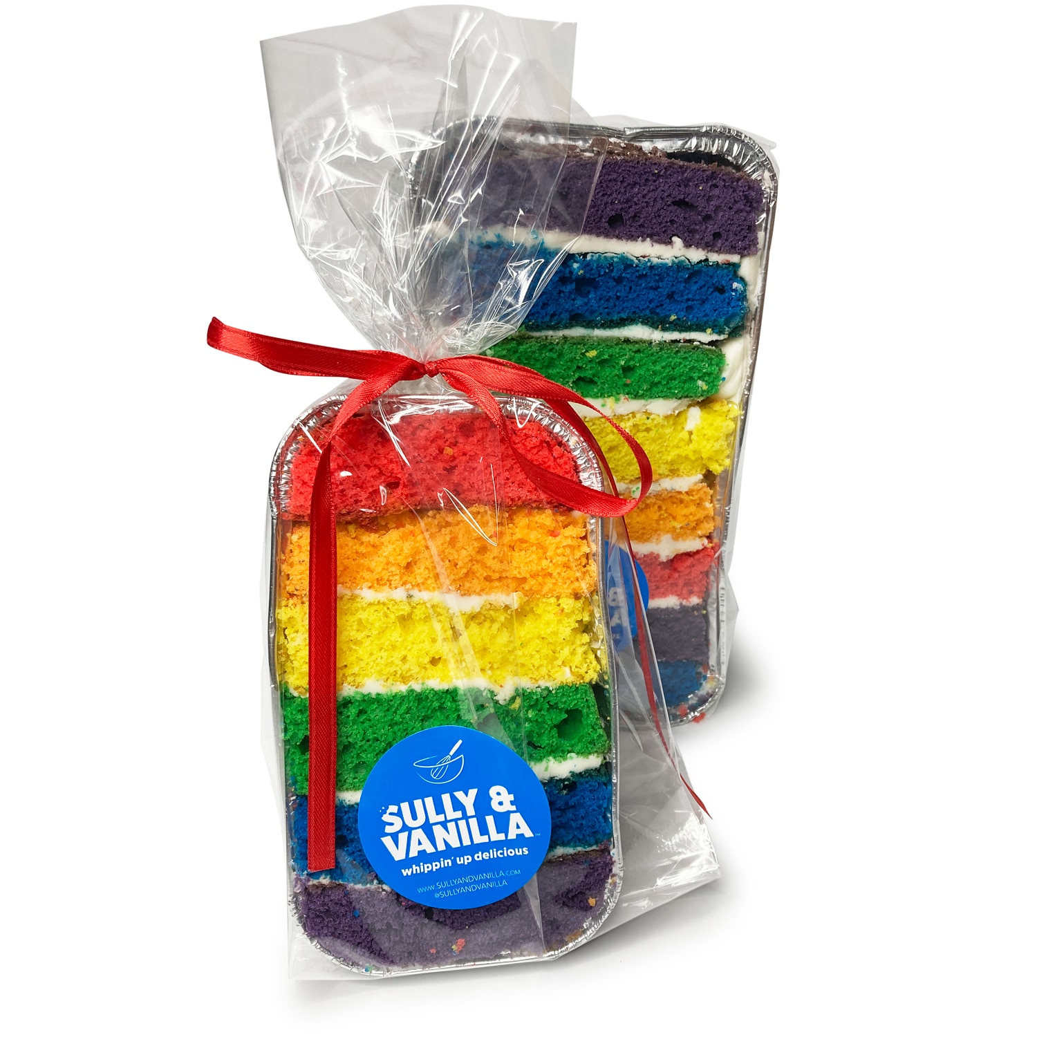 Sully & Vanilla Rainbow Cake Slabs
