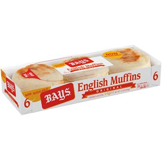Bays English Muffins, Original, Frozen