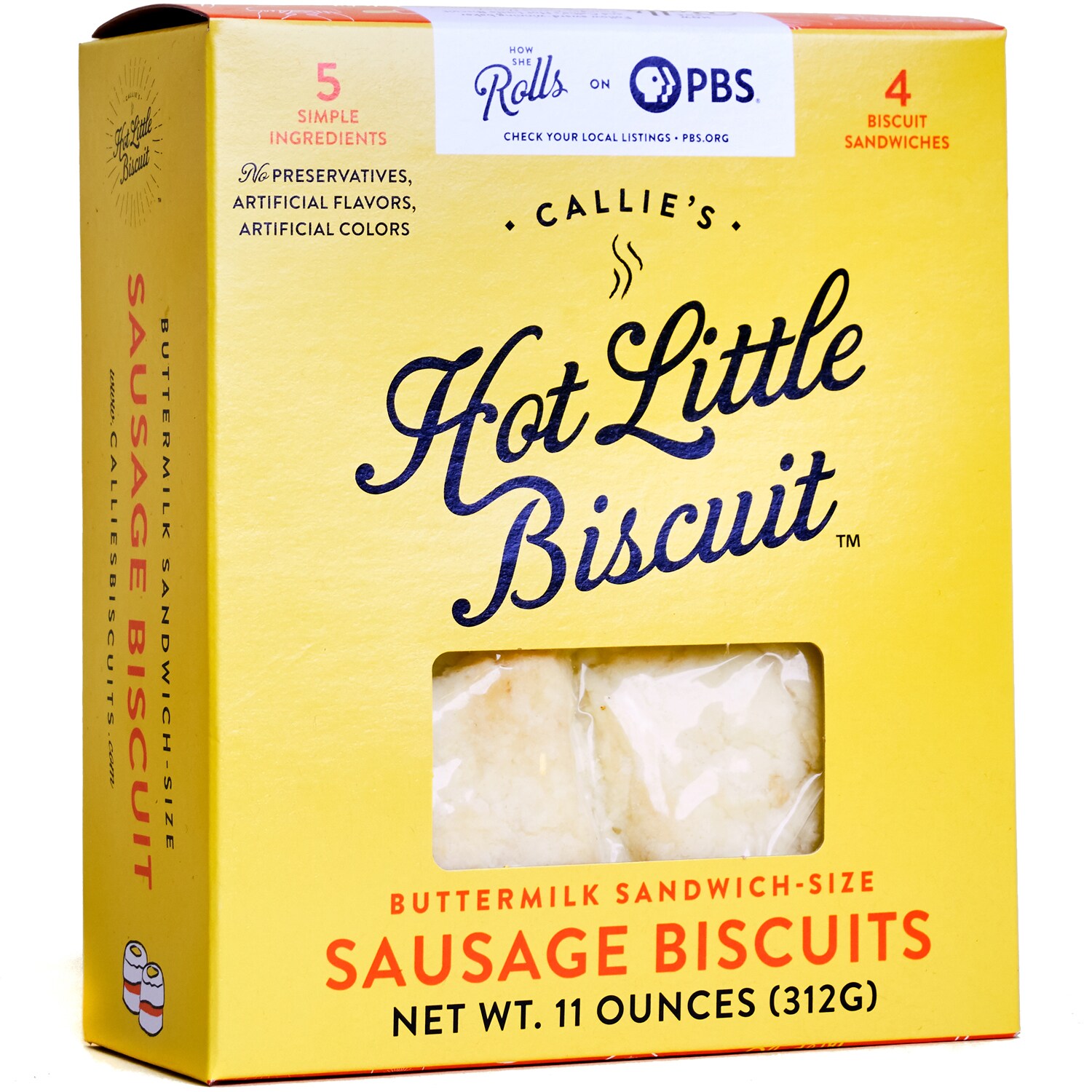 Callie's Hot Little Sausage Biscuits, Frozen
