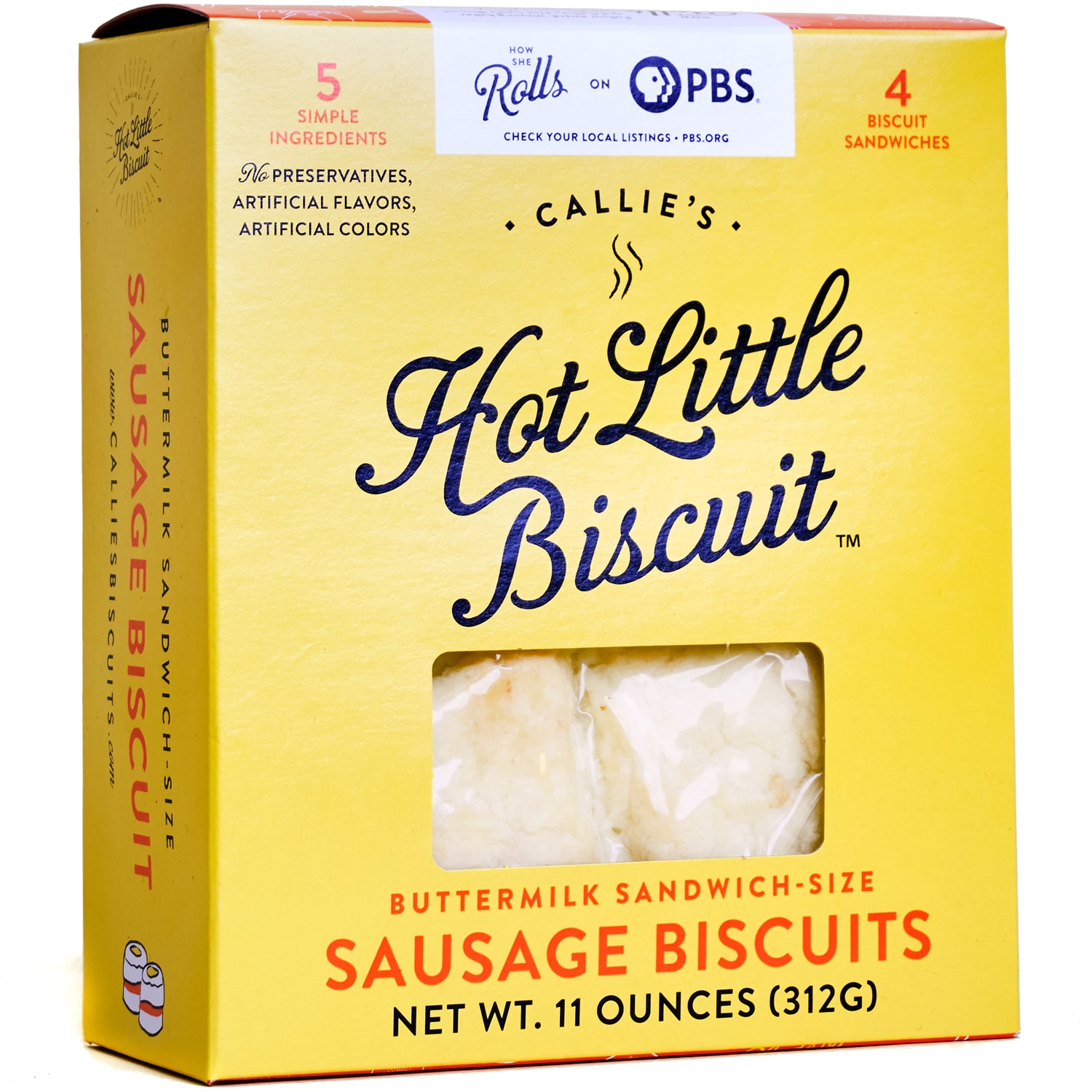 Callie's Hot Little Sausage Biscuits, Frozen