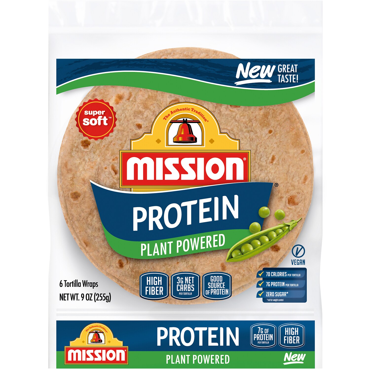 Mission Plant Powered Protein Tortillas