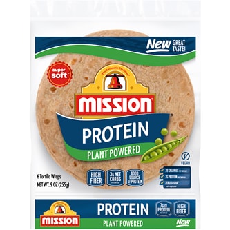Mission Plant Powered Protein Tortillas