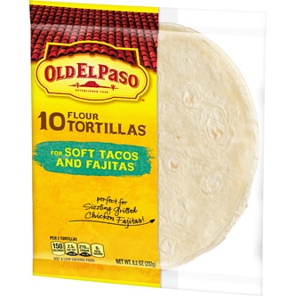 Old El Paso Flour Tortillas for Soft Tacos & Fajitas