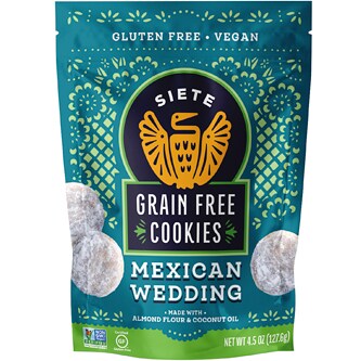 Siete Grain Free Cookies, Mexican Wedding
