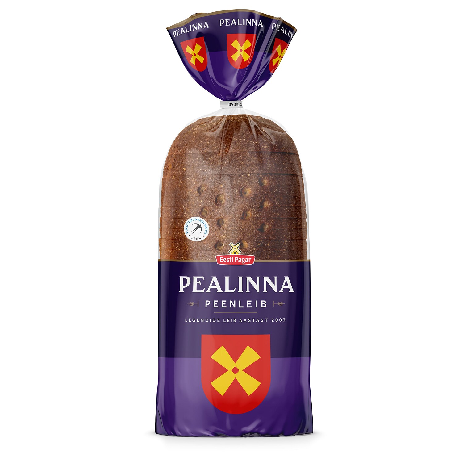 Eesti Pagar Pealinna Sweet and Sour Rye Bread, Frozen