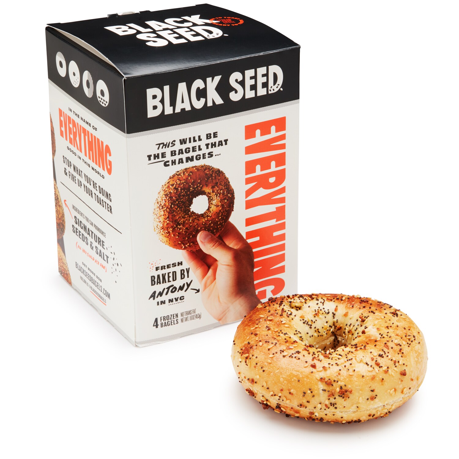 Black Seed Bagels Everything Bagels FreshDirect