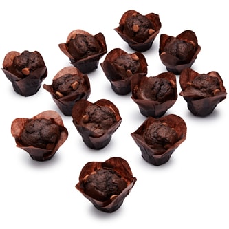The Bread Gal Bakery Mini Muffins, Double Chocolate