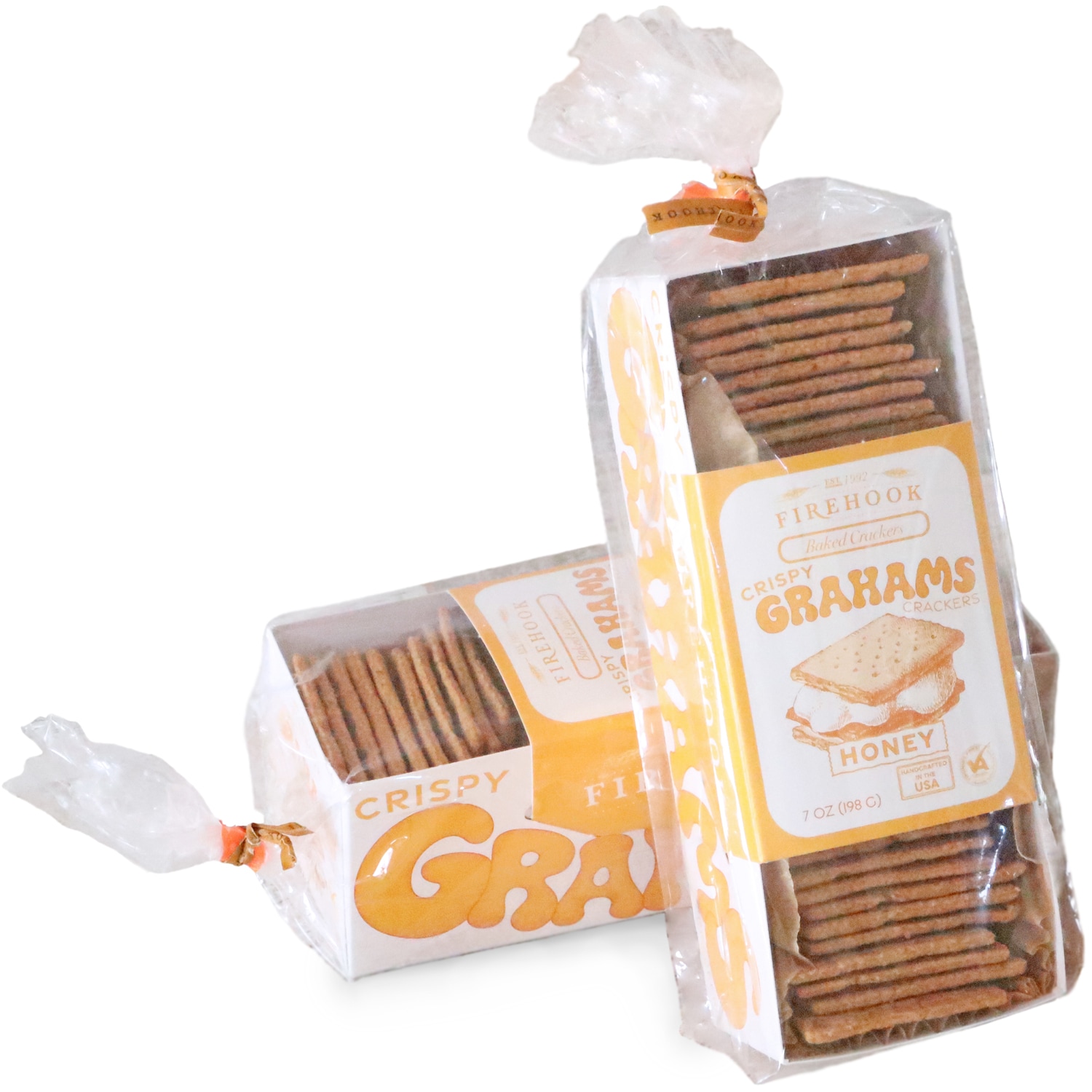 Firehook Crispy Grahams Crackers, Honey