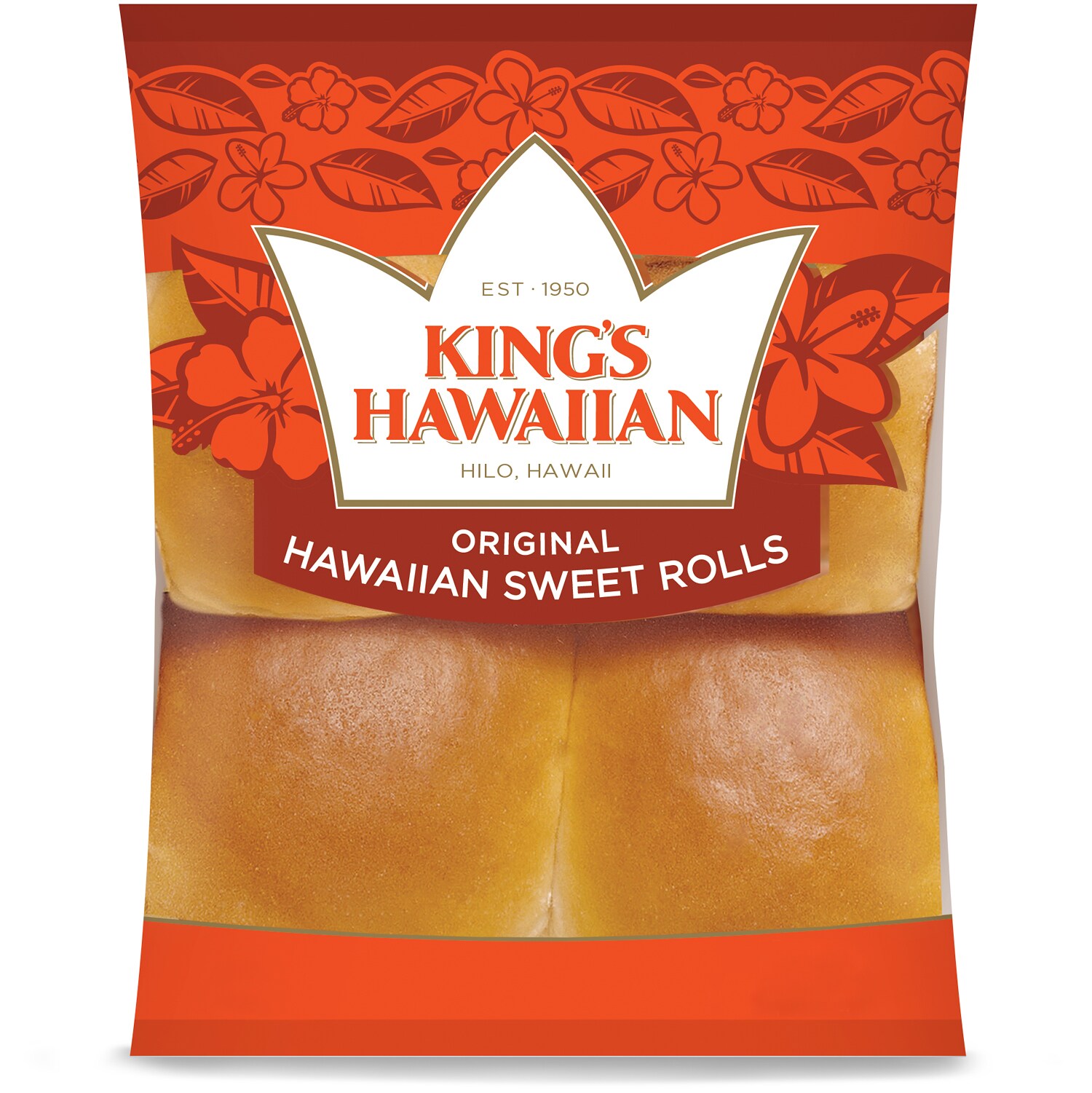 King's Hawaiian Original Hawaiian Sweet Rolls, Frozen