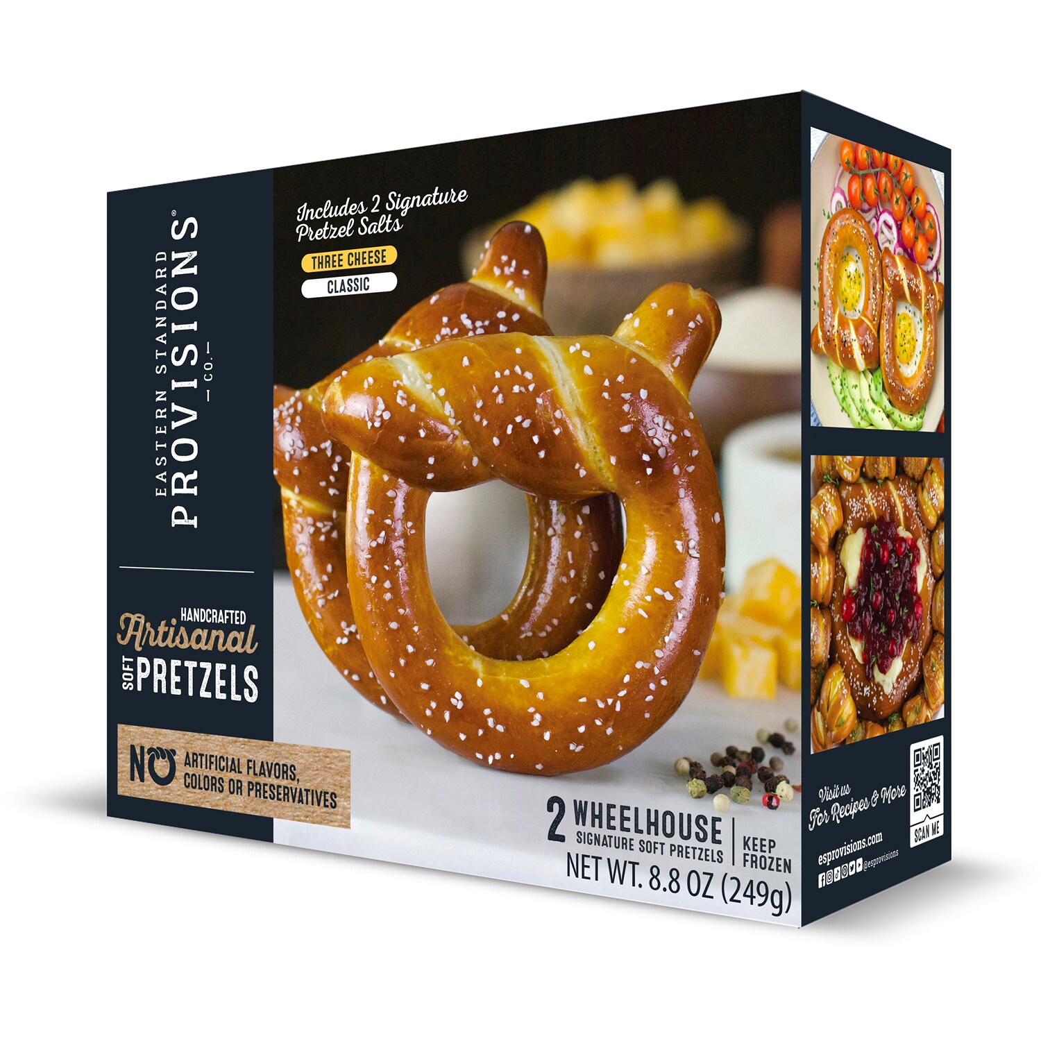 Eastern Standard Provisions Handcrafted Artisanal Wheelhouse Soft Pretzels, Frozen