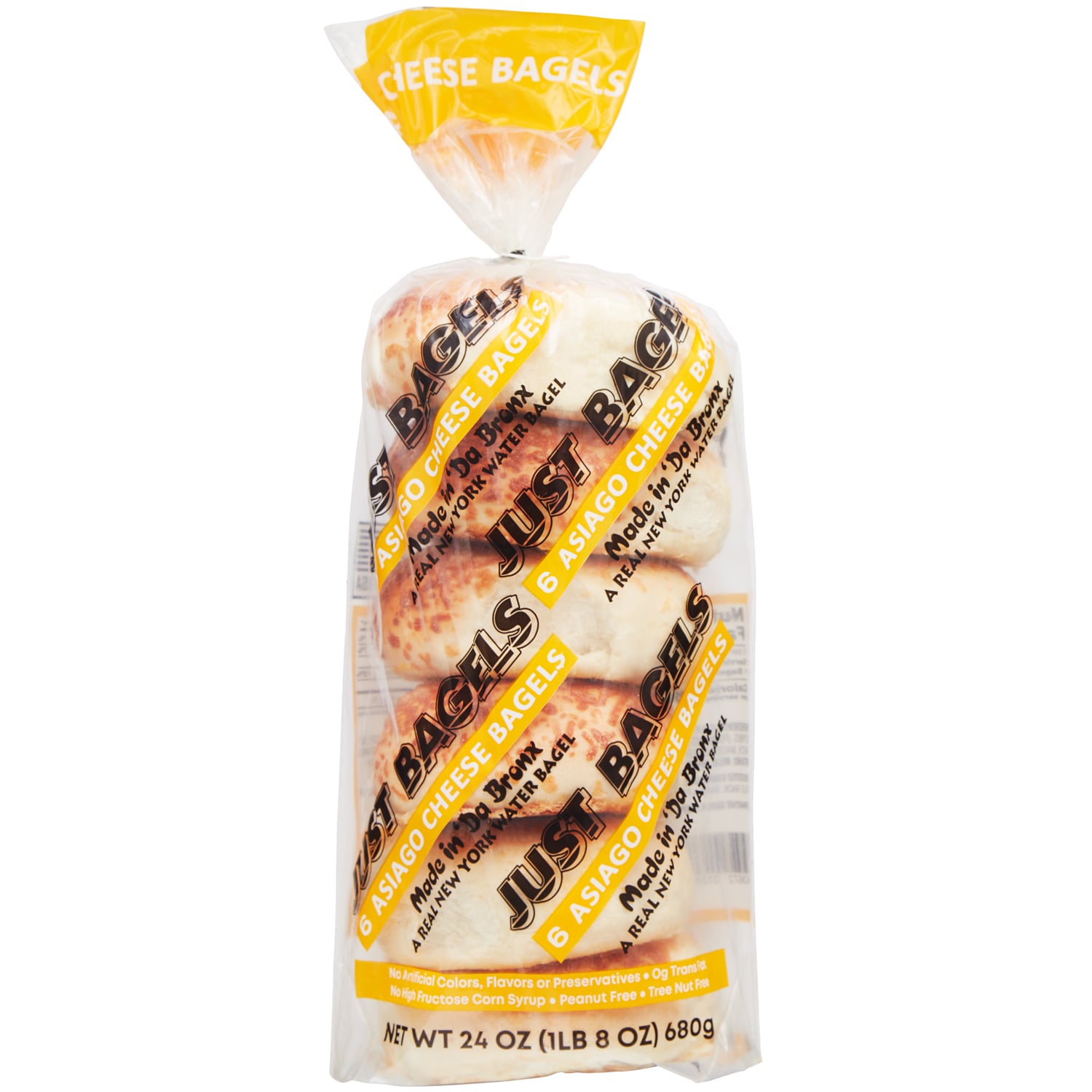 Just Bagels Asiago Bagels, Frozen