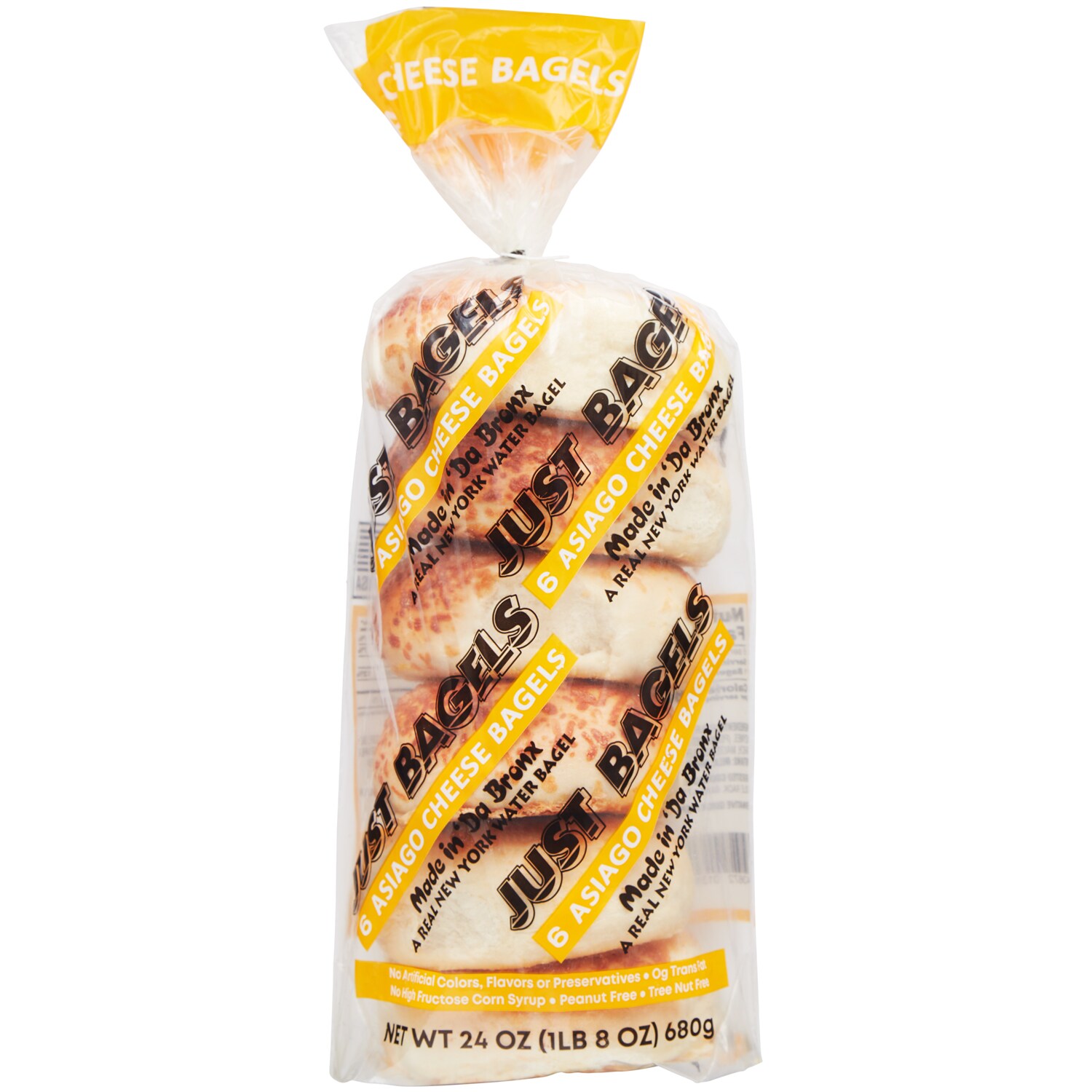 Just Bagels Asiago Bagels, Frozen