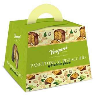 Vergani Gluten-Free Pistacchio Panettone Box