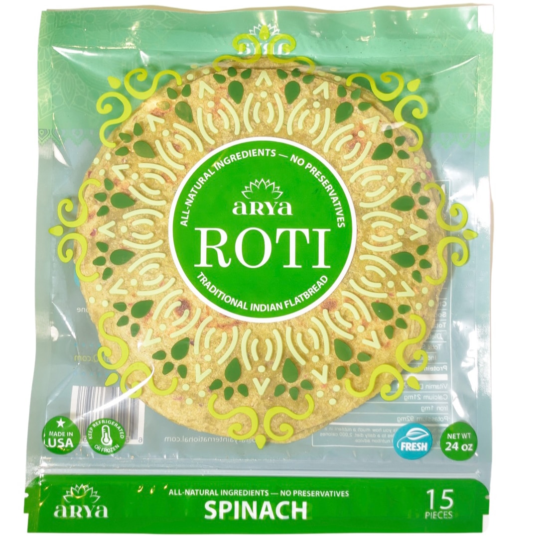 Arya Roti, Spinach