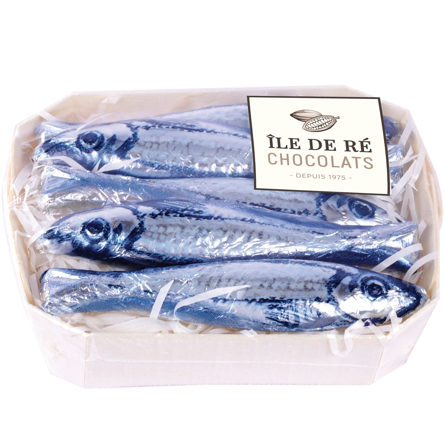 Ile de Re Chocolats Milk Chocolate Sardines