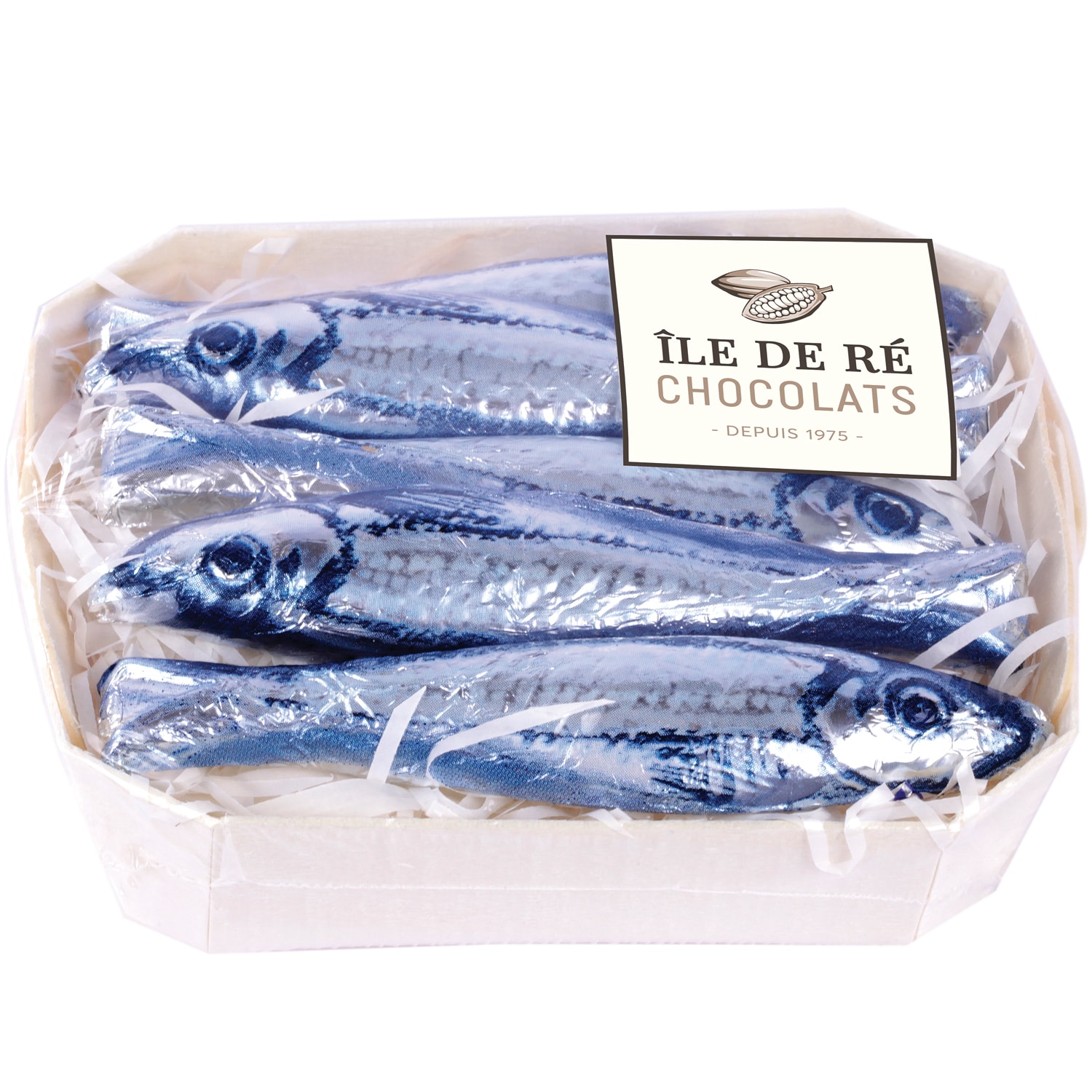 Ile de Re Chocolats Milk Chocolate Sardines
