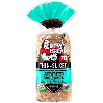 Dave's Killer Bread Organic Bread, Sprouted Whole Grains, Thin-Sliced
