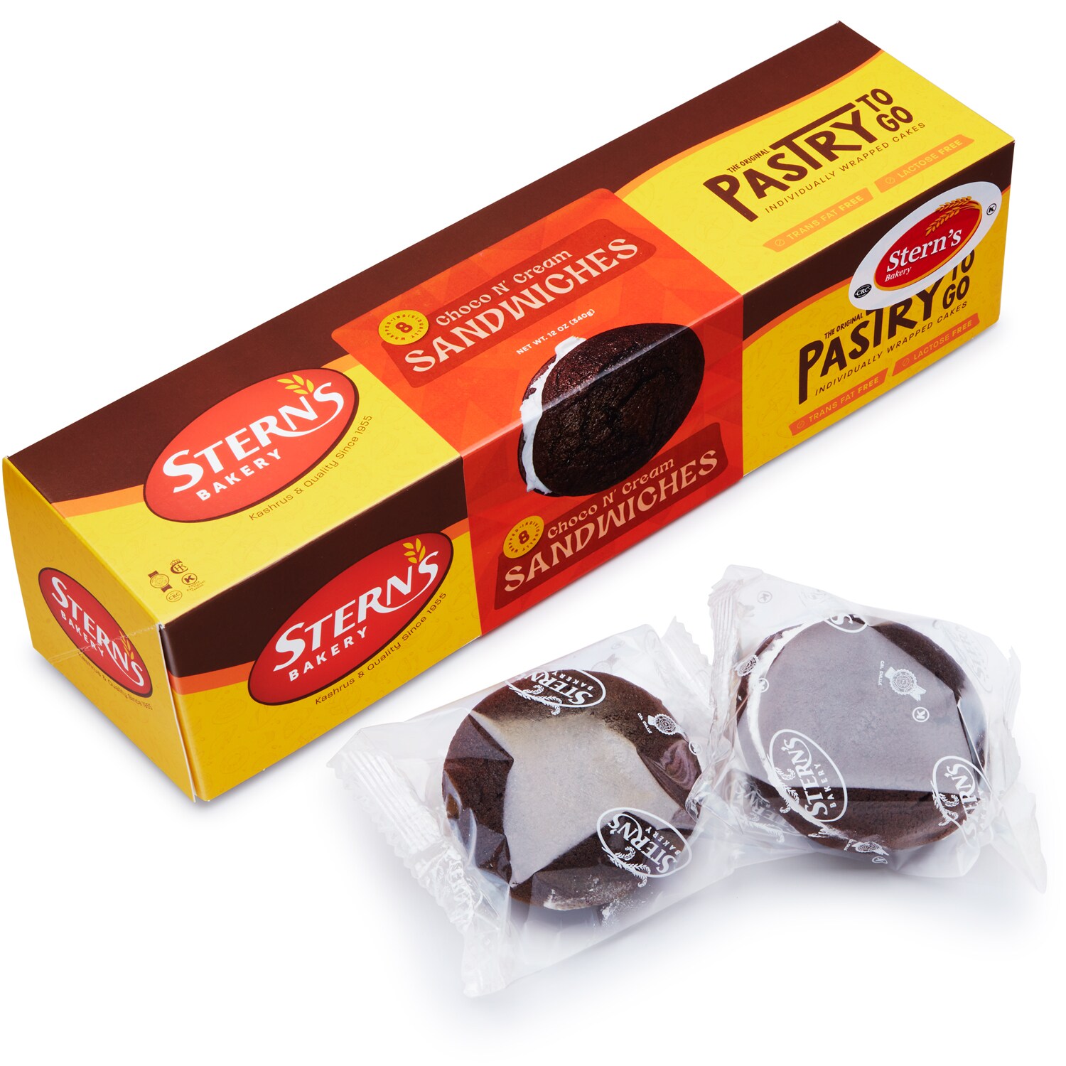 Stern's Pastry-to-Go Sandwich Cookies, Choco n' Cream
