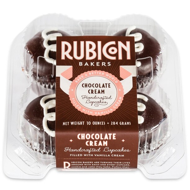 Rubicon Bakers Cupcakes, Chocolate Cream, Frozen 