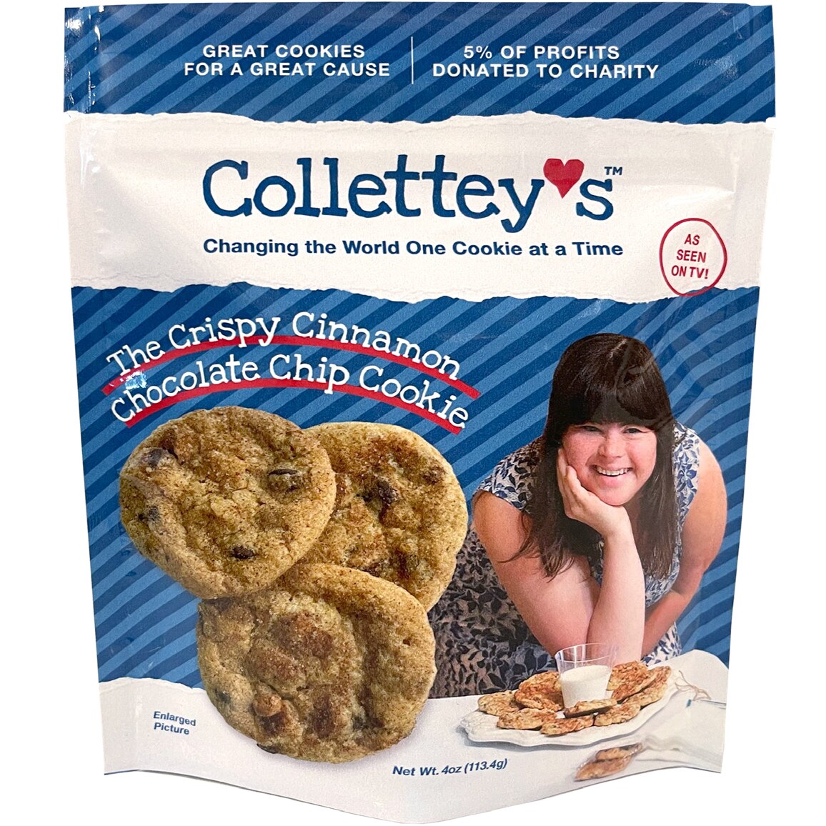 Collettey's Crispy Cookies, Cinnamon Chocolate Chip