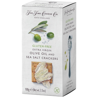 The Fine Cheese Company Gluten-Free Crackers, Extra Virgin Olive Oil and Sea Salt