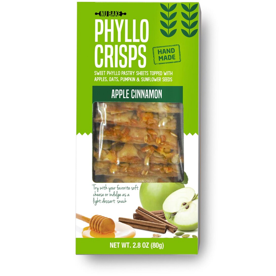 Nu Bake Phyllo Crisps, Apple Cinnamon