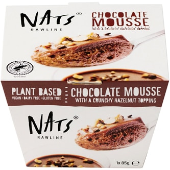 Nats Rawline Plant Based Mousse, Chocolate, Frozen