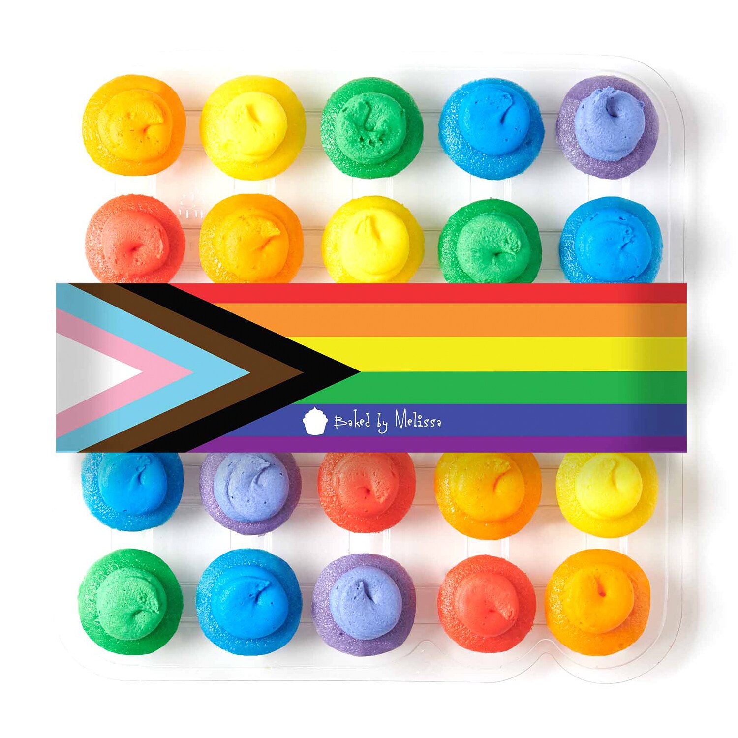 Baked by Melissa Pride Mini Cupcake Assortment, Frozen