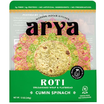 Arya Roti, Cumin Spinach