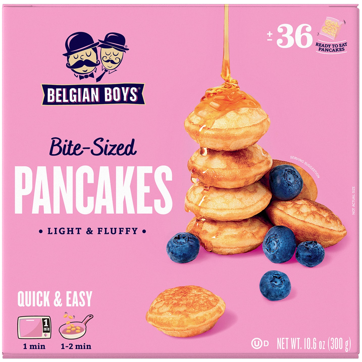 Belgian Boys Bite Size Pancakes
