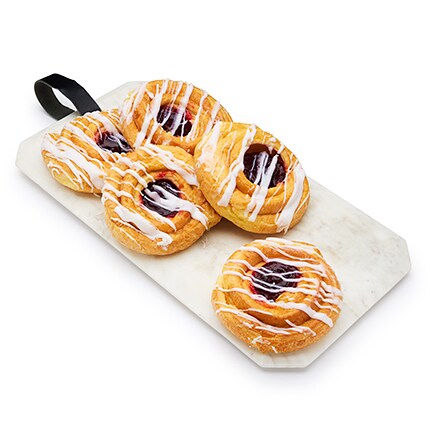 FreshDirect Raspberry Cheese Danish, Frozen, image 2 of 2 slides