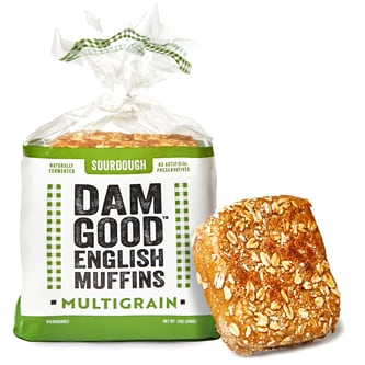 Dam Good English Muffins, Vegan Sourdough Multigrain, Frozen