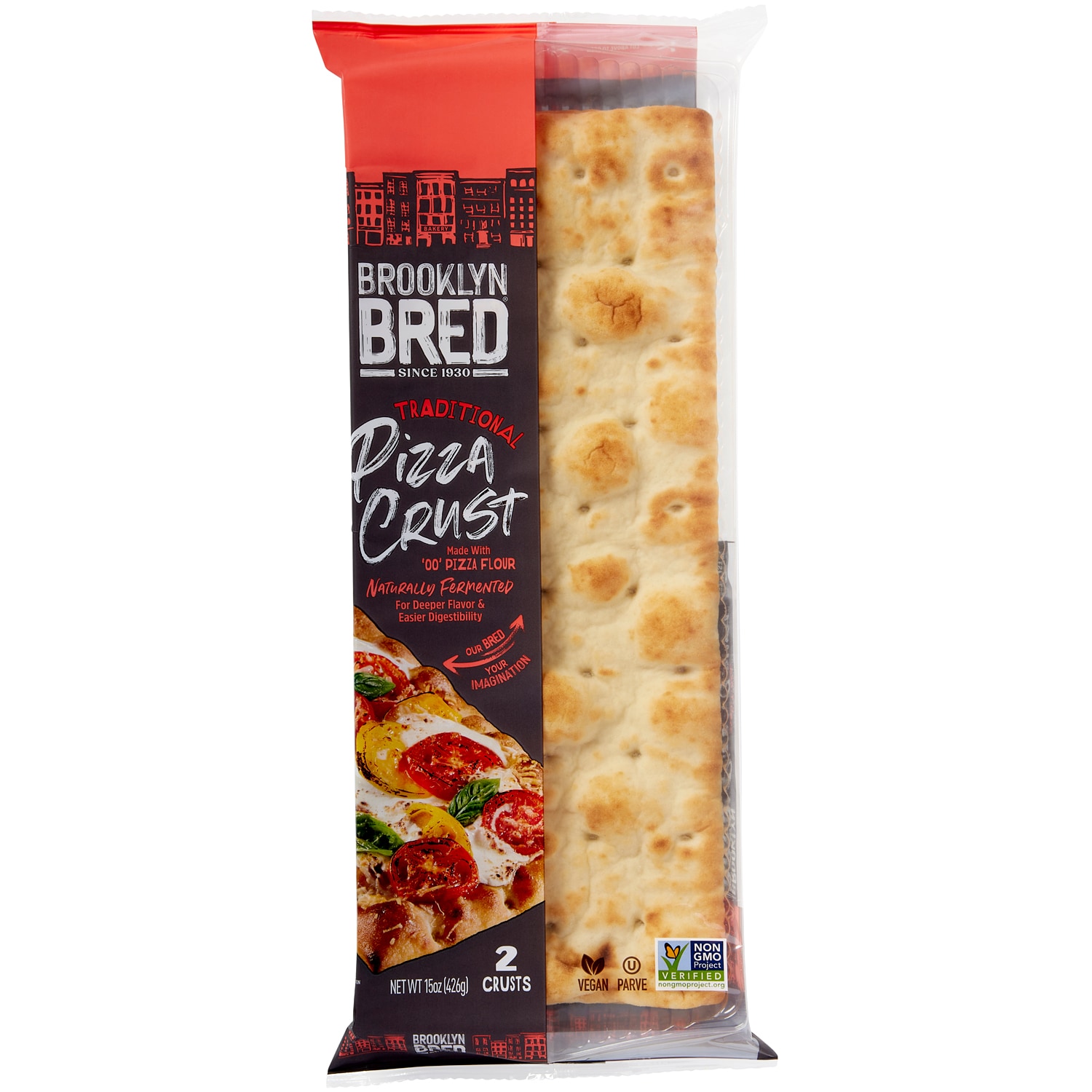 Brooklyn Bred Pizza Crust, Traditional 