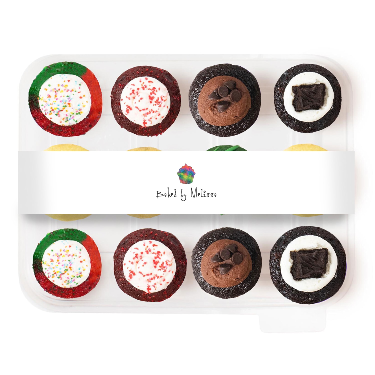 Baked by Melissa Party Safe Original Greats Mini Cupcake Assortment, Frozen 