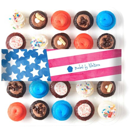 Baked by Melissa S'mores & Stripes Mini Cupcake Assortment, Frozen  
