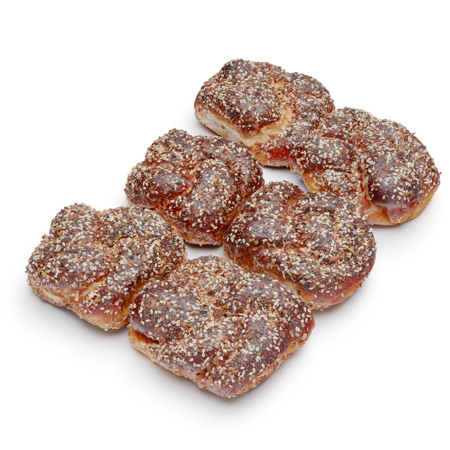 Yoni's Pretzel Challah Rolls, Everything, Frozen