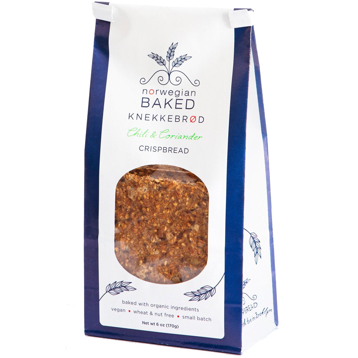 Norwegian Baked Chili & Coriander Crispbread