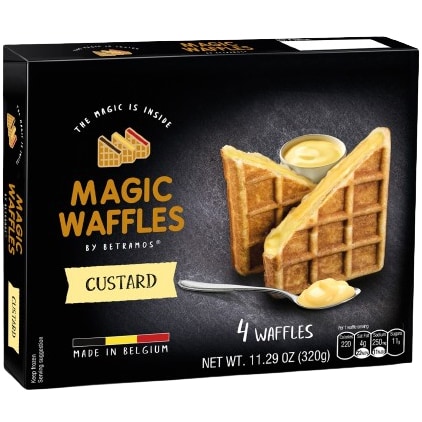 Magic Waffles Custard, Frozen 
