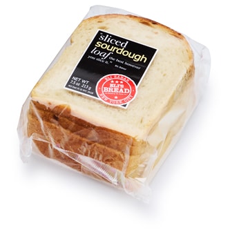 Sliced, Bachelor Loaf Sourdough Bread