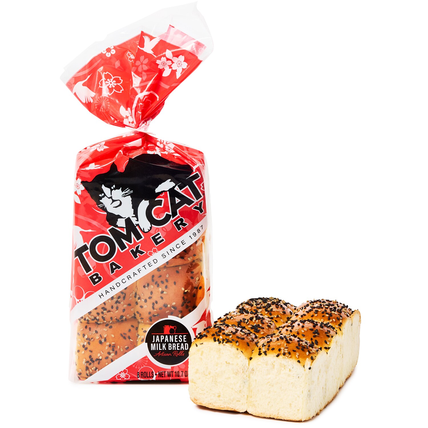 Tom Cat Bakery Japanese Milk Seeded, Pullapart Rolls