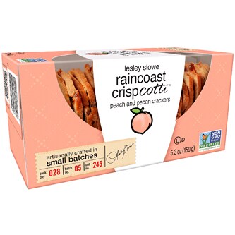 Lesley Stowe Raincoast Crispcotti, Peach Pecan