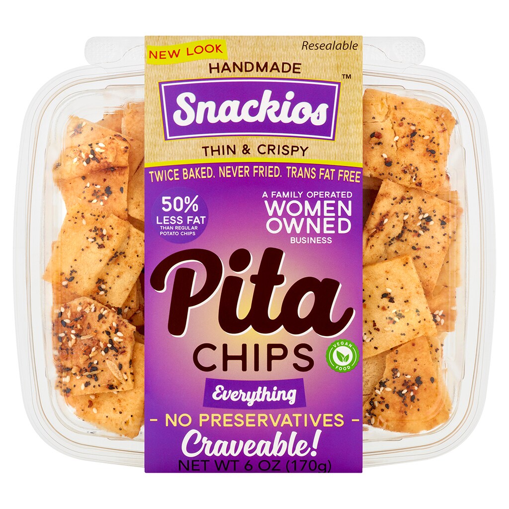 Snackios Pita Chips, Everything
